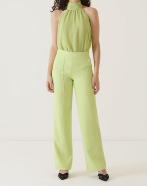 BLUSA FRENTE ÚNICA COM TRANSPARÊNCIA - VERDE