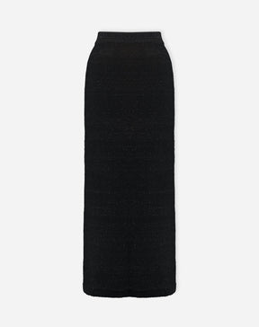 SAIA LONGA TRICOT - PRETO