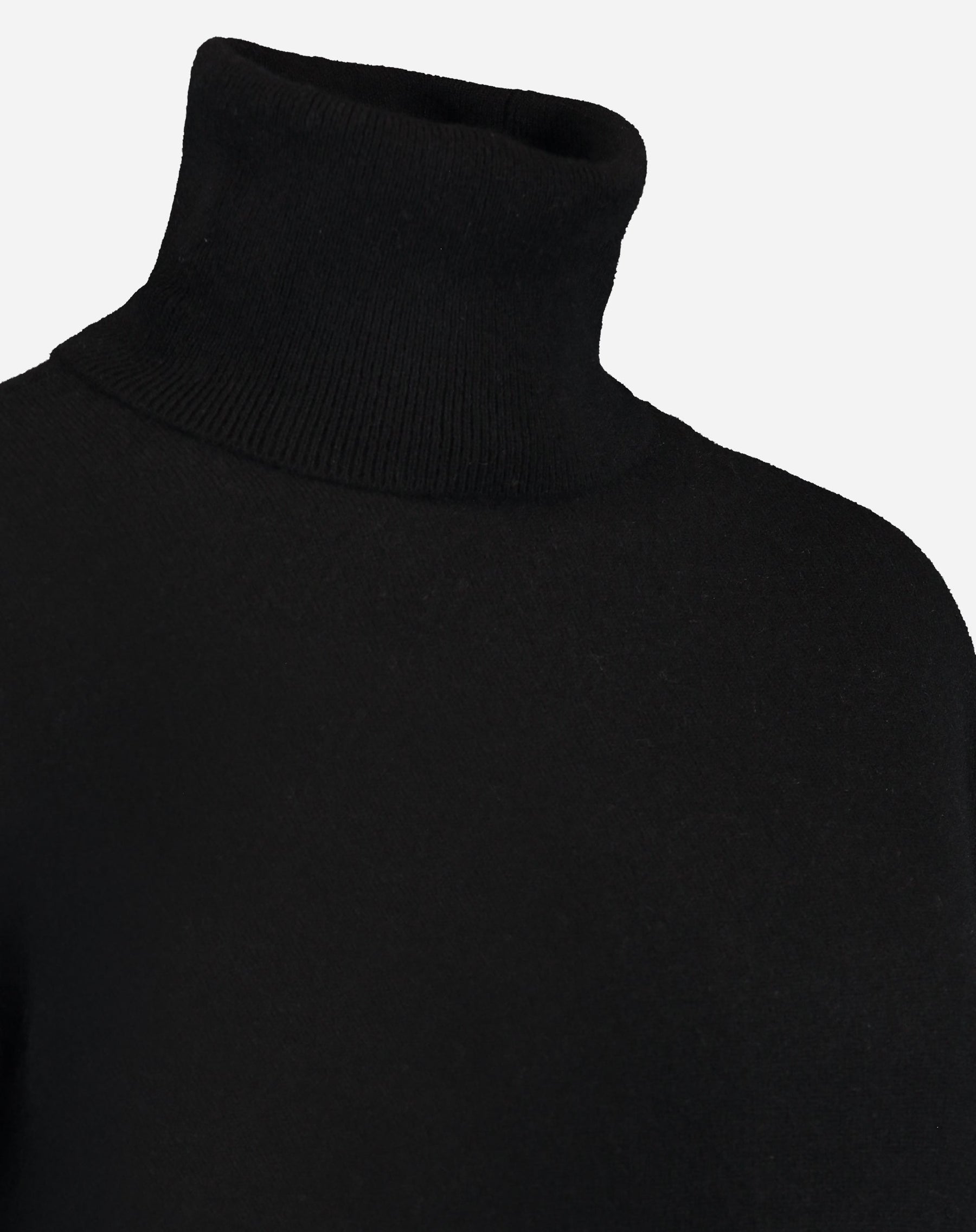 Suéter Cashmere Deluxe Gola Alta  - PRETO