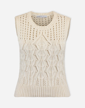 REGATA TRICOT PONTO DIFERENCIADO - BEGE
