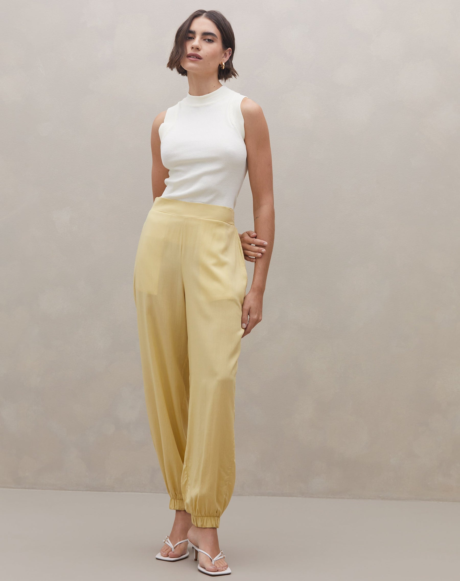 Calça Jogger Aladim - MANTEIGA