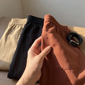 [Compre 2 e Leve 3] Saia-Calça Elori Feminina em Poliéster, Viscose e Elastano Pantacourt de Cintura Alta com Sobreposição Frontal e Cós Elástico + BRINDES