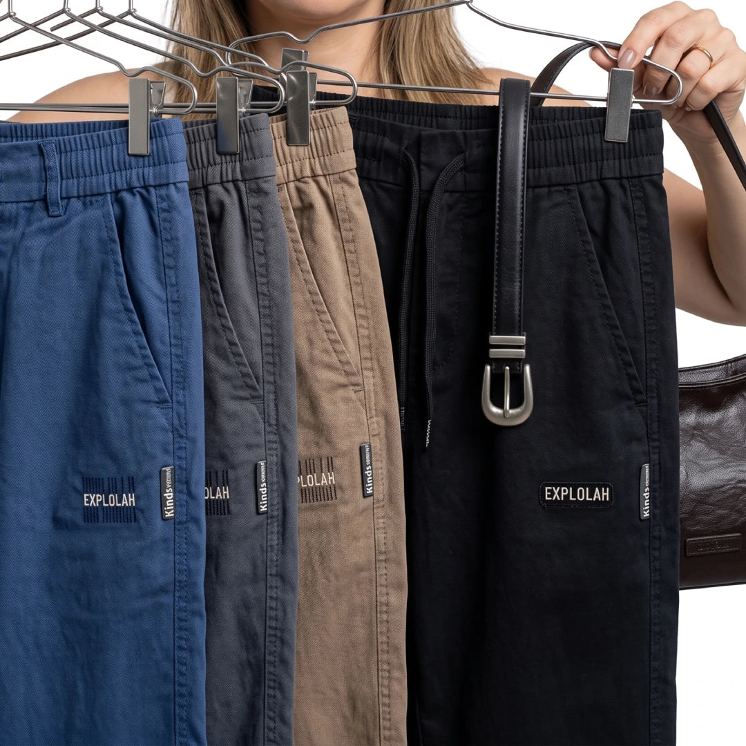 [Compre 2 e Leve 4] Calça Capri Liora Feminina em Sarja de Algodão, Poliéster e Lycra de Cintura Alta com Elástico Anatômico e Bolsos Laterais