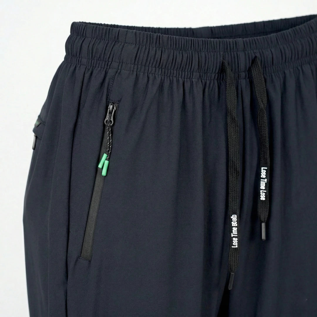 [Leve 3, Pague Só 2!] Calça Capri Viena Feminina em Poliéster e Elastano de Cintura Alta Elegante com Zíperes Esportivos