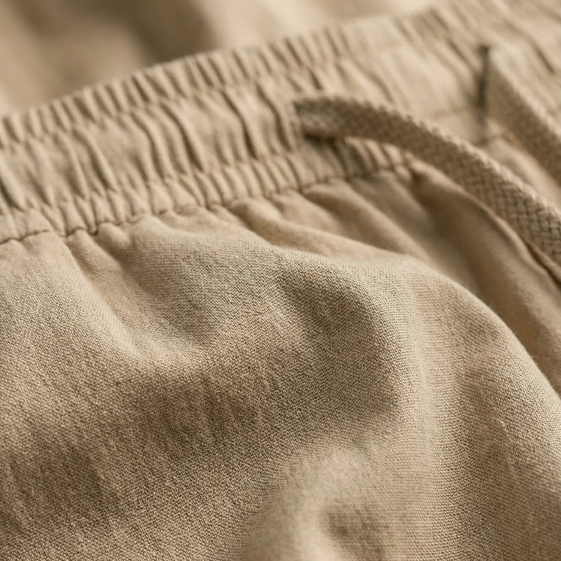 [Leve 3, Pague Só 2!] Shorts Serena Feminino em Aparência de Algodão e Poliéster de Cintura Alta com Design em Camadas e Cordão de Ajuste