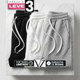 [Leve 3, Pague Só 2!] Calça Lunara Feminina em Algodão, Poliéster e Elastano de Cintura Alta com Cordão de Ajuste em Contraste